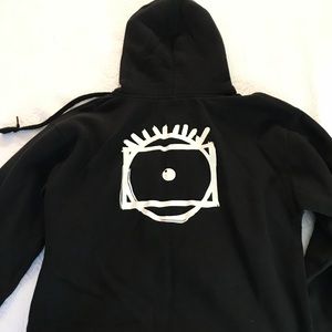 Black men's hoodie